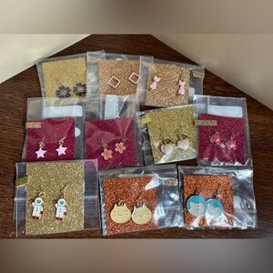 Fun 10 Pair Earring Collection | NWT | Handmade